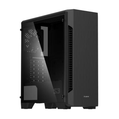 Zalman S3 TG ATX Mid Tower Tempered Glass Gaming Case