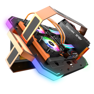 DarkFlash Blade-X Open Frame Luxury Gaming Case