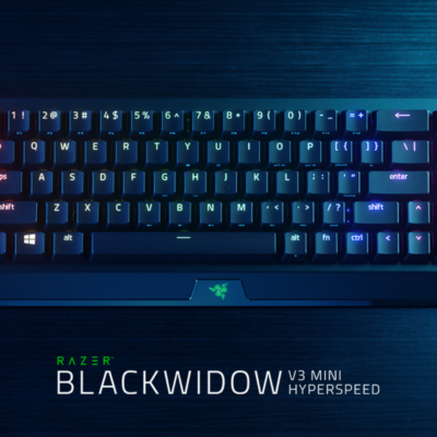 Razer BlackWidow V3 Mini HyperSpeed 65% Wireless Mini Gaming Keyboard