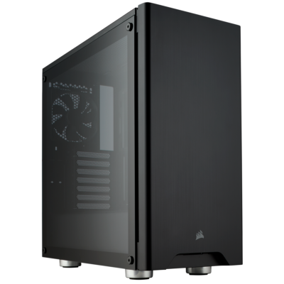 Corsair 275R Mid-Tower PC Case with Tempered Glass Panels (Black)