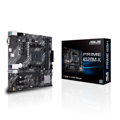 Asus Prime A520M-K/CSM AMD AM4 microATX Motherboard