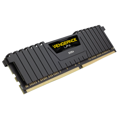 CORSAIR VENGEANCE® LPX 16GB (1 x 16GB) DDR4 DRAM 3000MHz C15 Memory Kit – Black