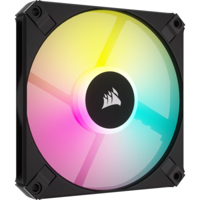 Corsair iCUE AF120 RGB Slim 120mm PWM Fan - Single Pack - Black