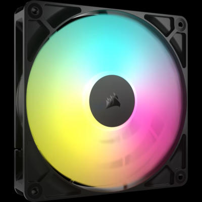 Corsair RS140 ARGB 140mm PWM Fan, Single Pack - Black