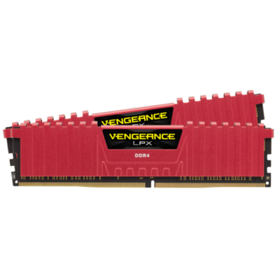 Corsair Vengeance® LPX 16GB (2x8GB) DDR4 DRAM 3200MHz C16 Memory Kit – Red