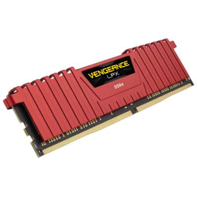 Corsair VENGEANCE LPX 8GB 1 x 8GB DDR4 2666MHz Memory Kit – RED