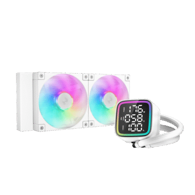 DeepCool LD240 ARGB AIO 240mm Liquid CPU Cooler - White