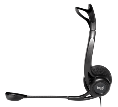 LOGITECH H370 USB HEADSET – BLACK