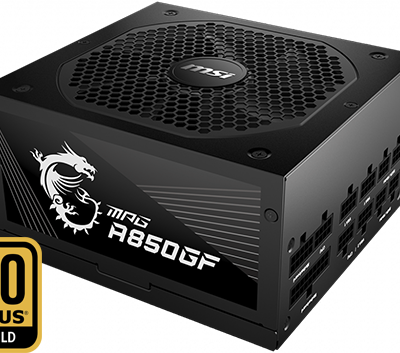 MSI MPG A850GF 850W 80+ Gold Rated Modular Power Supply