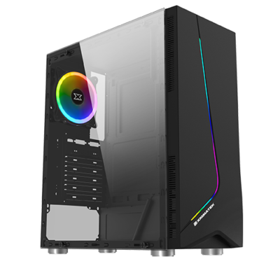 Xigmatek Eros Tempered Glass RGB Mid Tower Chassis