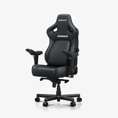 Anda Seat Kaiser 4 XL Fabric Gaming Chair - Black Fabric