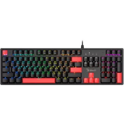 Bloody S520N Bloody Mechanical Switch RGB Gaming Keyboard - Fire Black