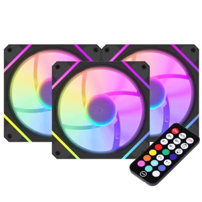 Darkflash DM12F ARGB 3 in 1 Cooling Fan Kit Black