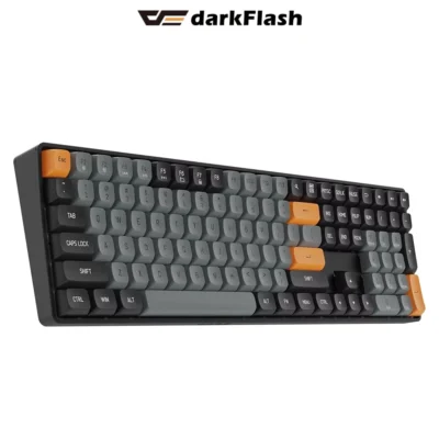 DarkFlash GD110 Wireless Mechanical Keyboard 110 Keys USB Type-C Wired and 2.4 Wireless Red Switches - Ink Dyeing