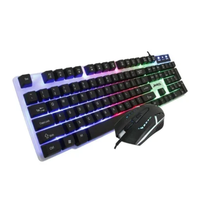 JEDEL GK-100 Gaming RGB Keyboard and Mouse Combo