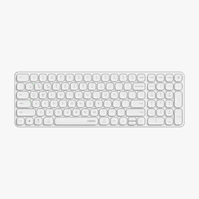 Rapoo E9350L Blade Ultra slim Multi mode Wireless Keyboard - White