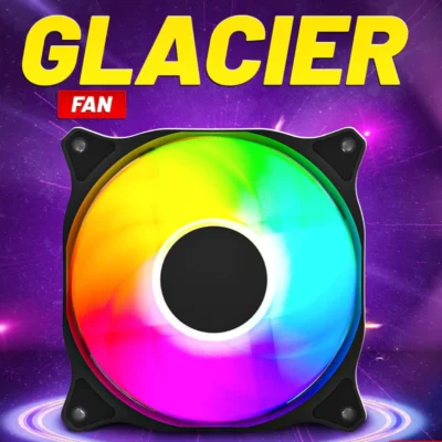 eDragon Glacier ARGB Fan Kit 3x Fans + Controller + Remote