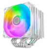SilverStone Hydrogon D120 ARGB Dual Tower CPU Air Cooler - White
