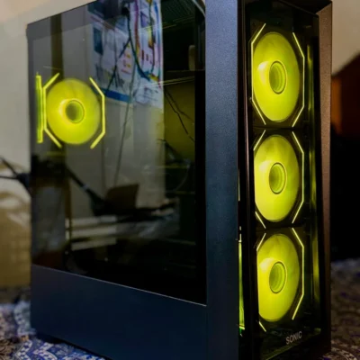 Sonic C05 Gaming Case With 4 Fans ARGB - Black