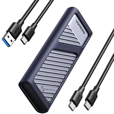 Ugreen 90408 M.2 NVME and SATA SSD Enclosure 10Gbps