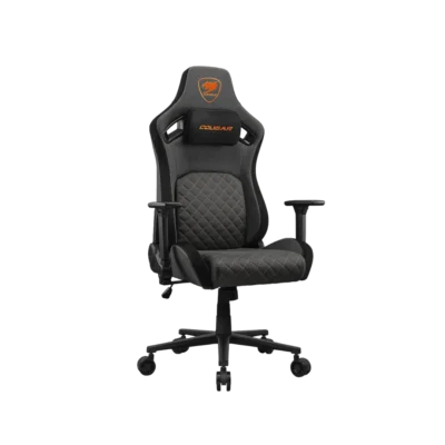COUGAR DEFENSOR Grey/Orange Fabric Ergonomic Gaming Chair